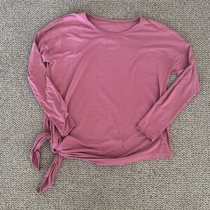 Lululemon side tie long sleeve